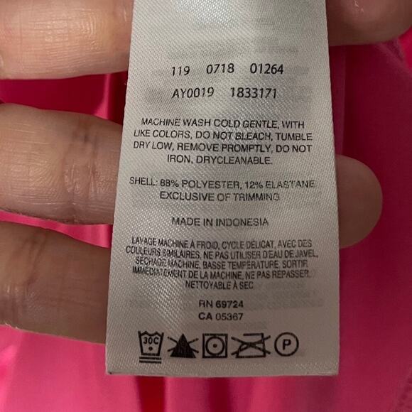 Columbia Girl's Omni-Shade Sun Protection Shirt S Pink Raglan Half Sleeve Top - Picture 5 of 5